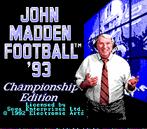 John Madden fottball-93  ް ̺ 16 Ʈ M..
